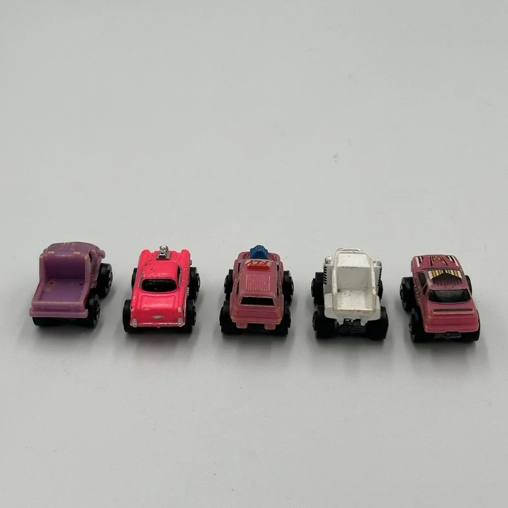 Lot (5) Road Champs Vtg 1980's Galoob Deluxe Micro Machines Monster Trucks Cars